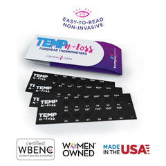 Temp-N-Toss USA-made label signals trusted production on packaging.