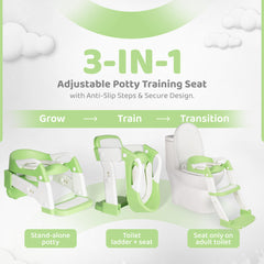 Temple Goods Co. potty seat folded for compact storage in small bathrooms