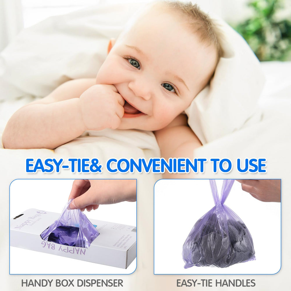 Tenceur 7.1x11 inch diaper bags show size for nappies.