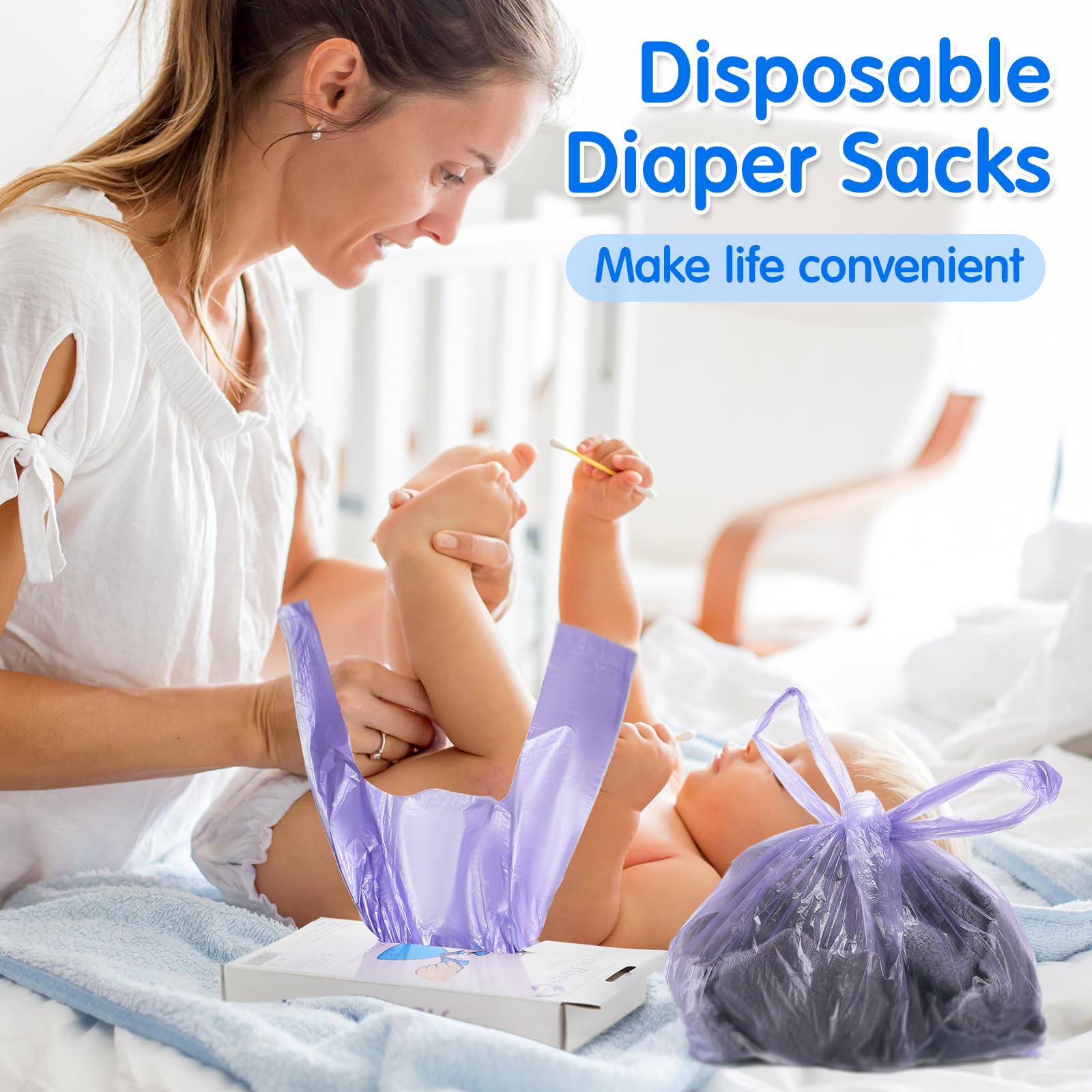 Tenceur scented diaper bags help mask odors on the go.