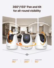 Tenda CP3 Pro 2K AI detection highlights activity for smart alerts.