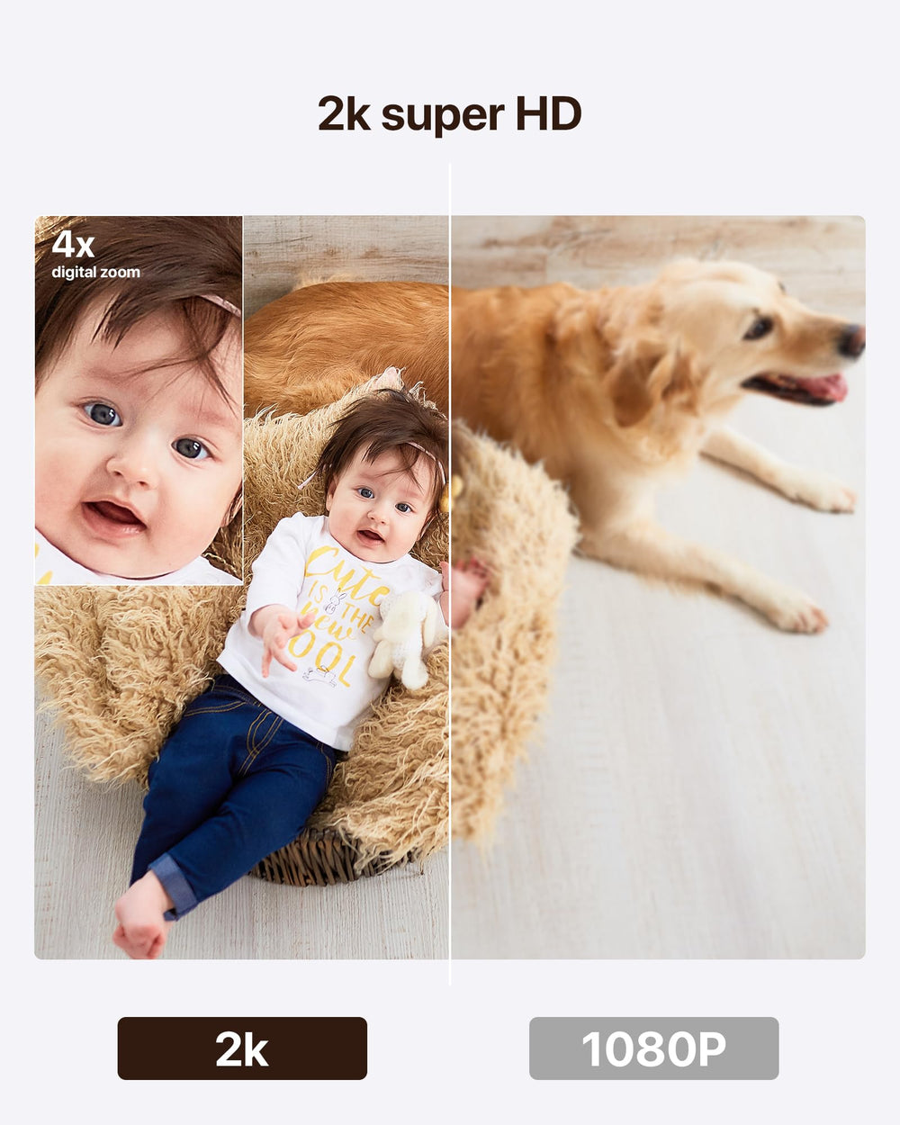 Tenda CP3 Pro 2K one-touch calling demonstrates instant family communication.