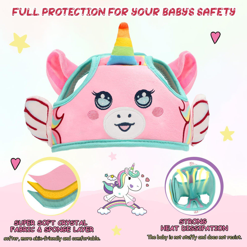 Tendccy Bear Head Protector with rustling ears for engaging play