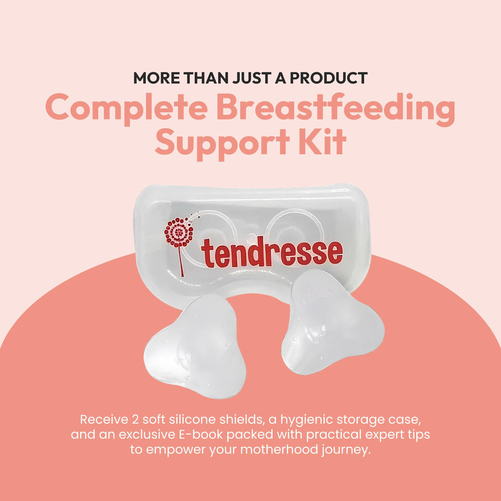 Tendresse includes free eBook with practical breastfeeding tips.
