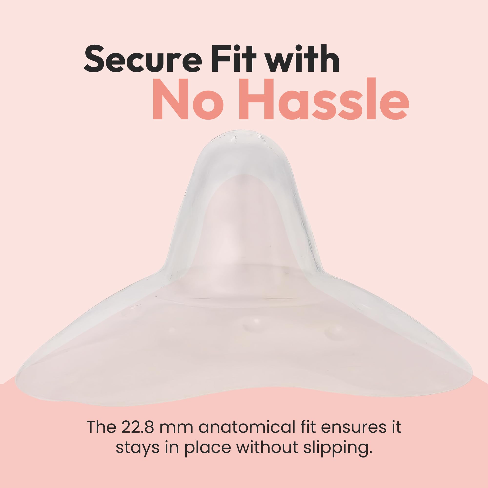 Tendresse travel case keeps shields clean on the go.
