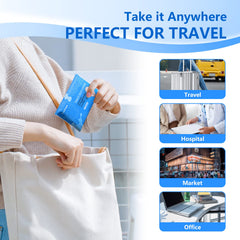 TenFans seat cover flush disposal demonstrates hands-free bathroom hygiene.