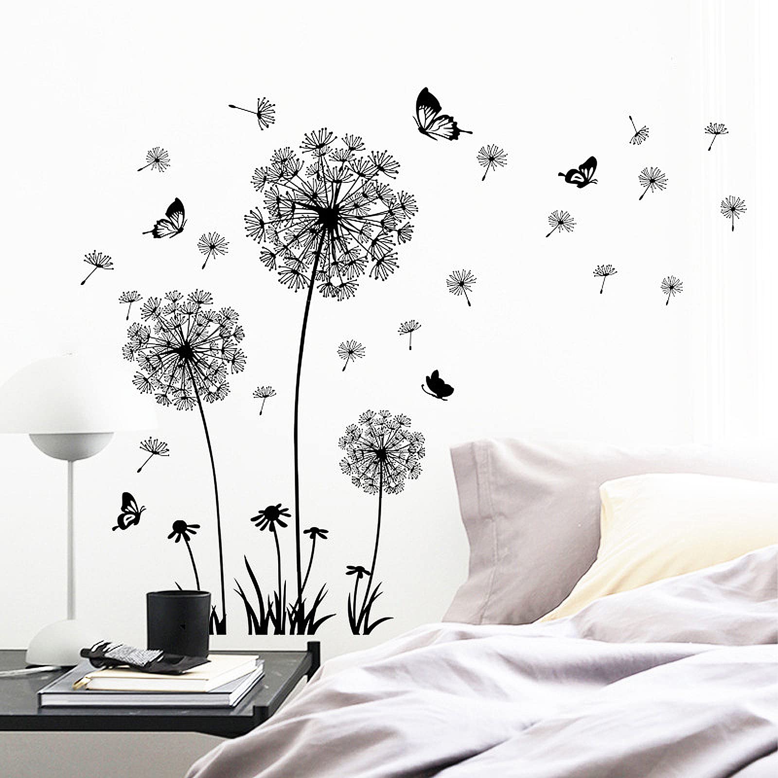Teniinet removable self-adhesive vinyl wall decals that are easy to reposition without residue