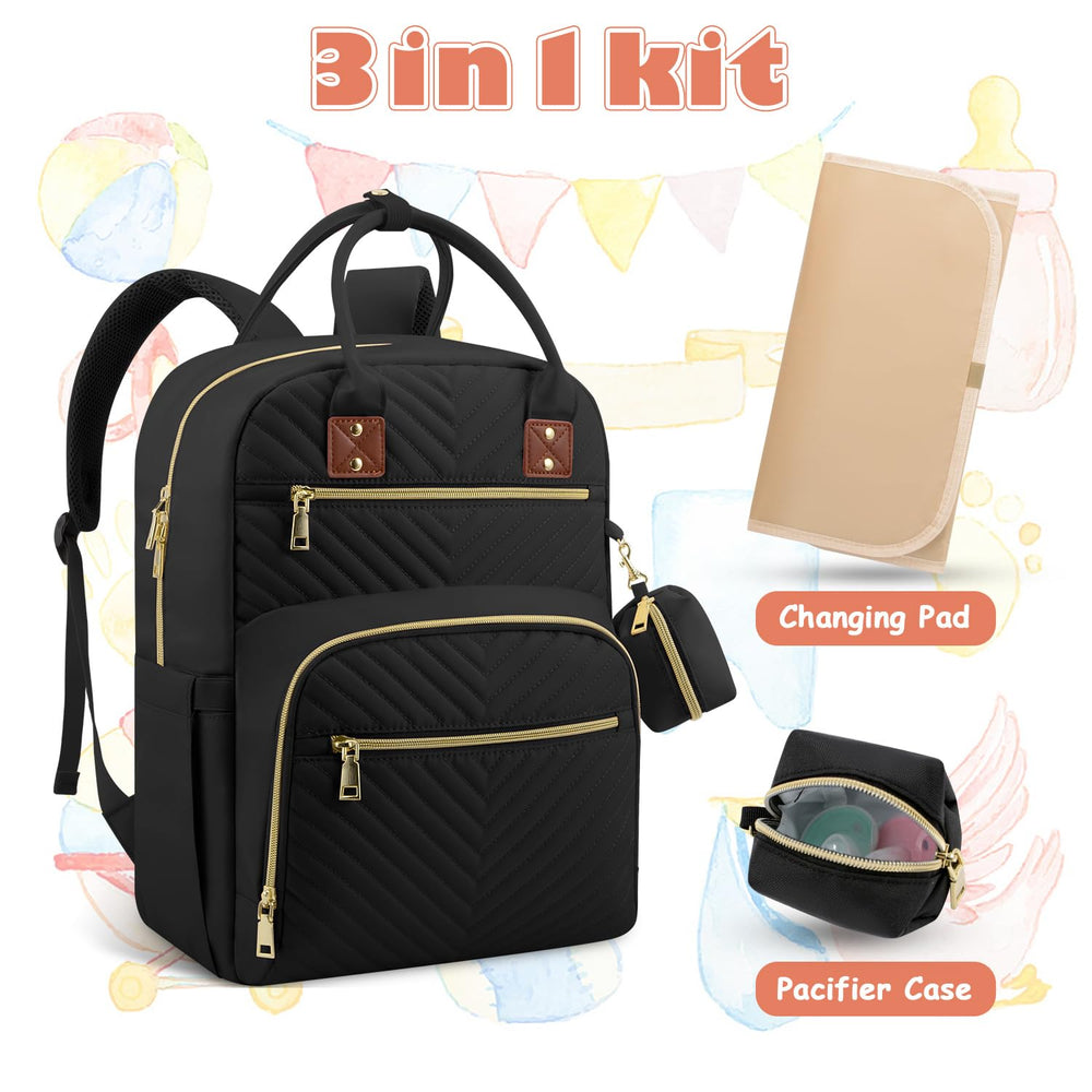Tenot diaper bag backpack with comfortable shoulder straps for daily carry