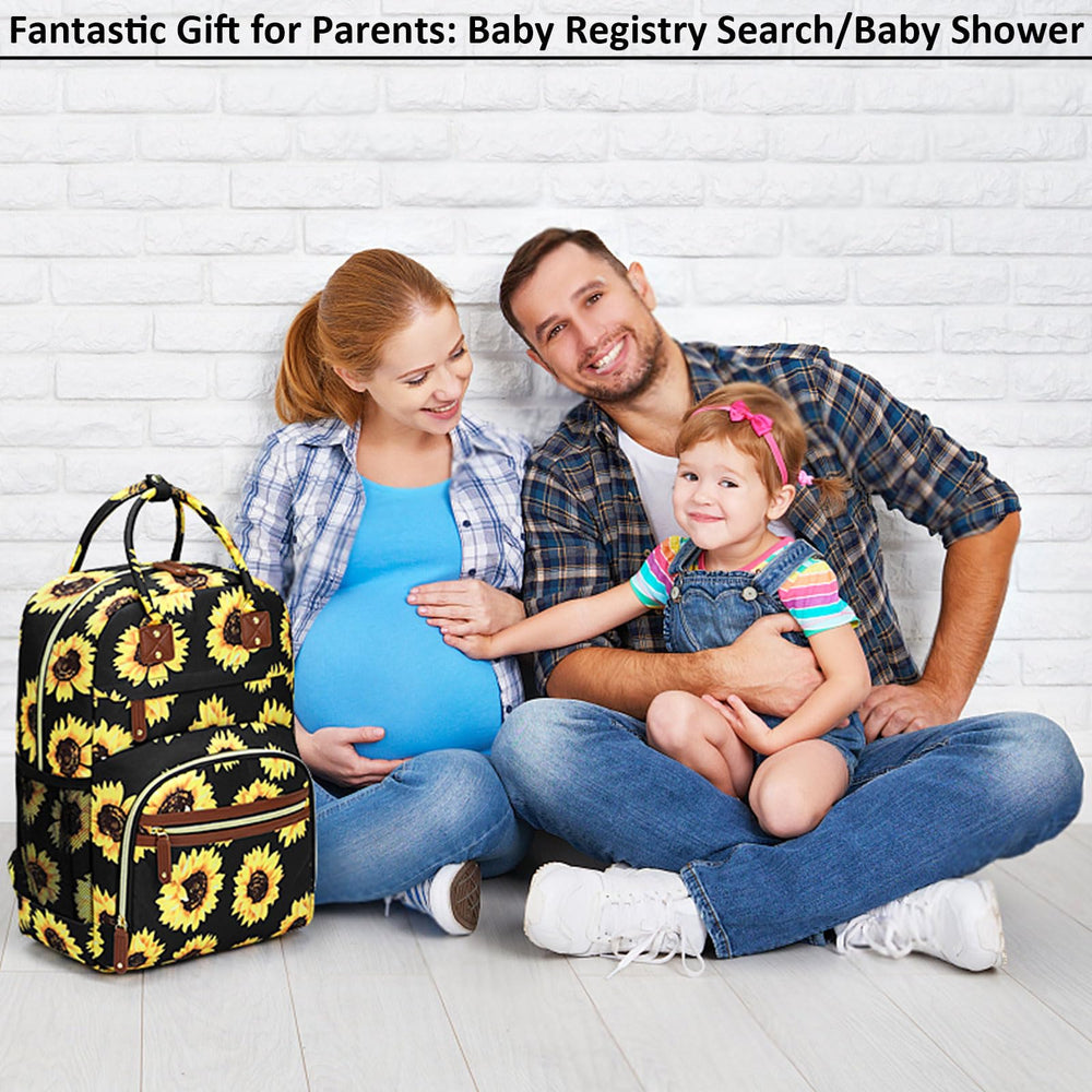 Tenot diaper backpack lightweight design demonstrates easy, comfortable carrying.