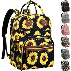 Tenot diaper backpack waterproof front view shows durable everyday use.