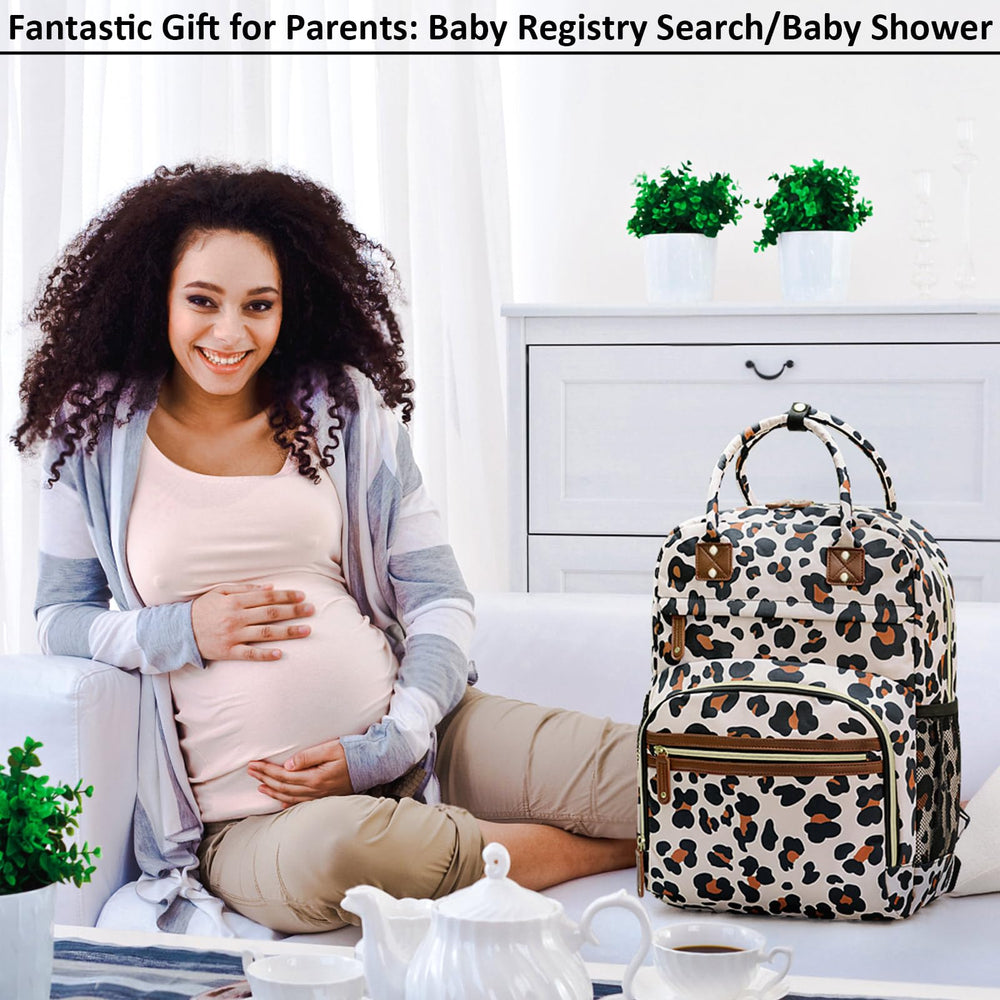 Tenot diaper bag backpack water-resistant fabric protects belongings in rain