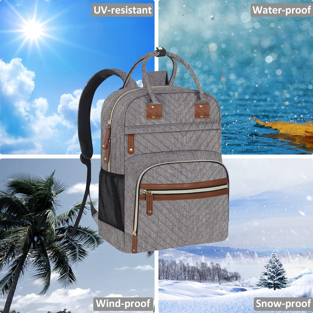 Tenot diaper bag detailed layout helps quick item finding.
