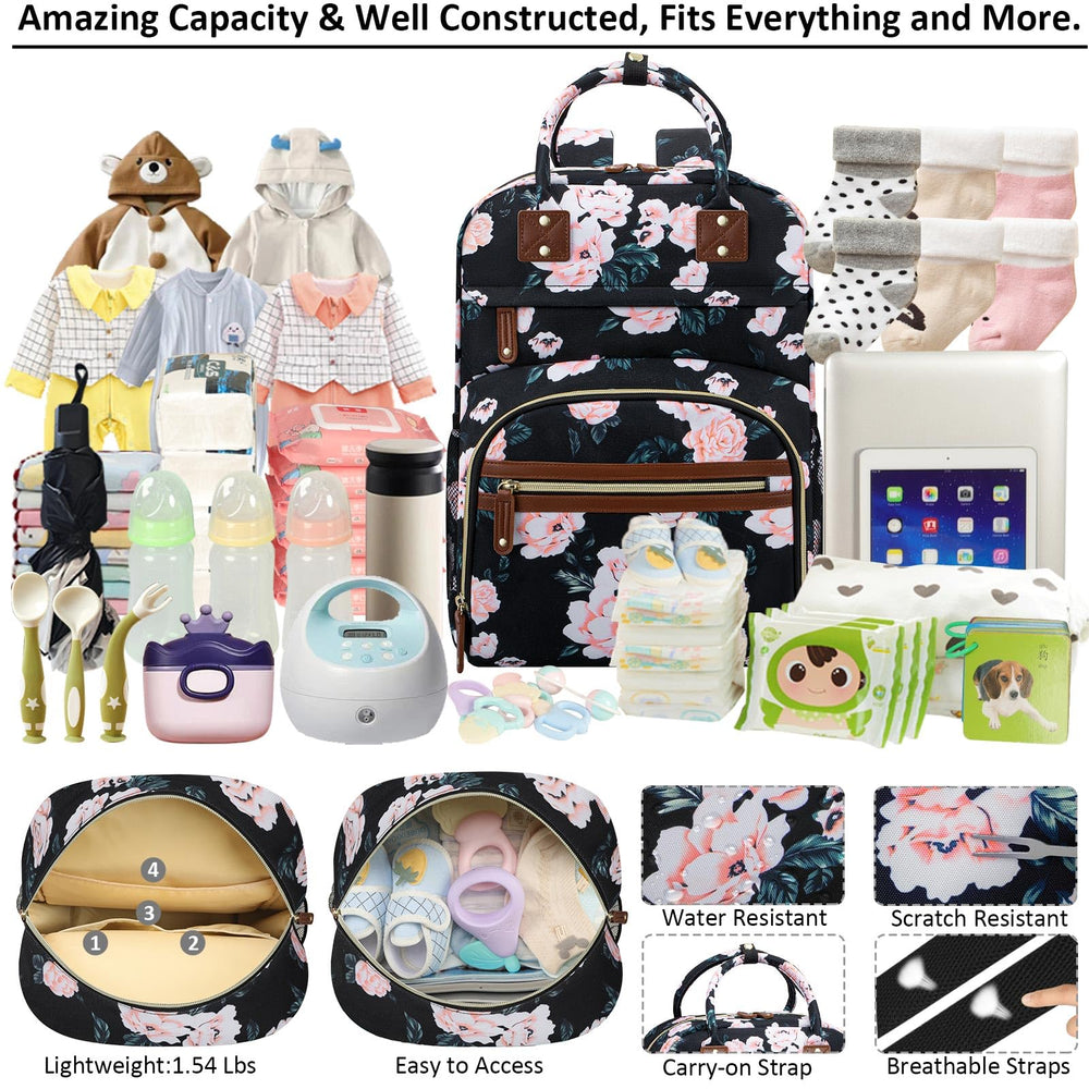 Tenot diaper bag insulated bottle pockets keeping feeds warm or cool.