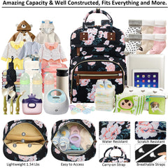 Tenot diaper bag insulated bottle pockets keeping feeds warm or cool.