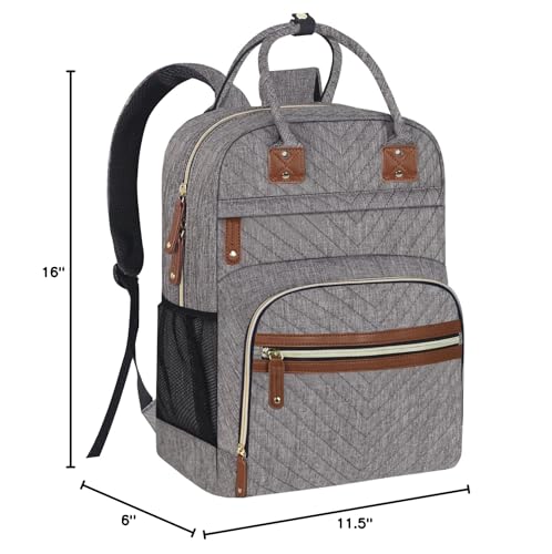 Tenot diaper bag lifestyle shot of parent traveling with bag.