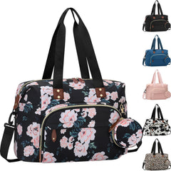 Tenot diaper bag tote main compartments demonstrate organized packing for busy parents.