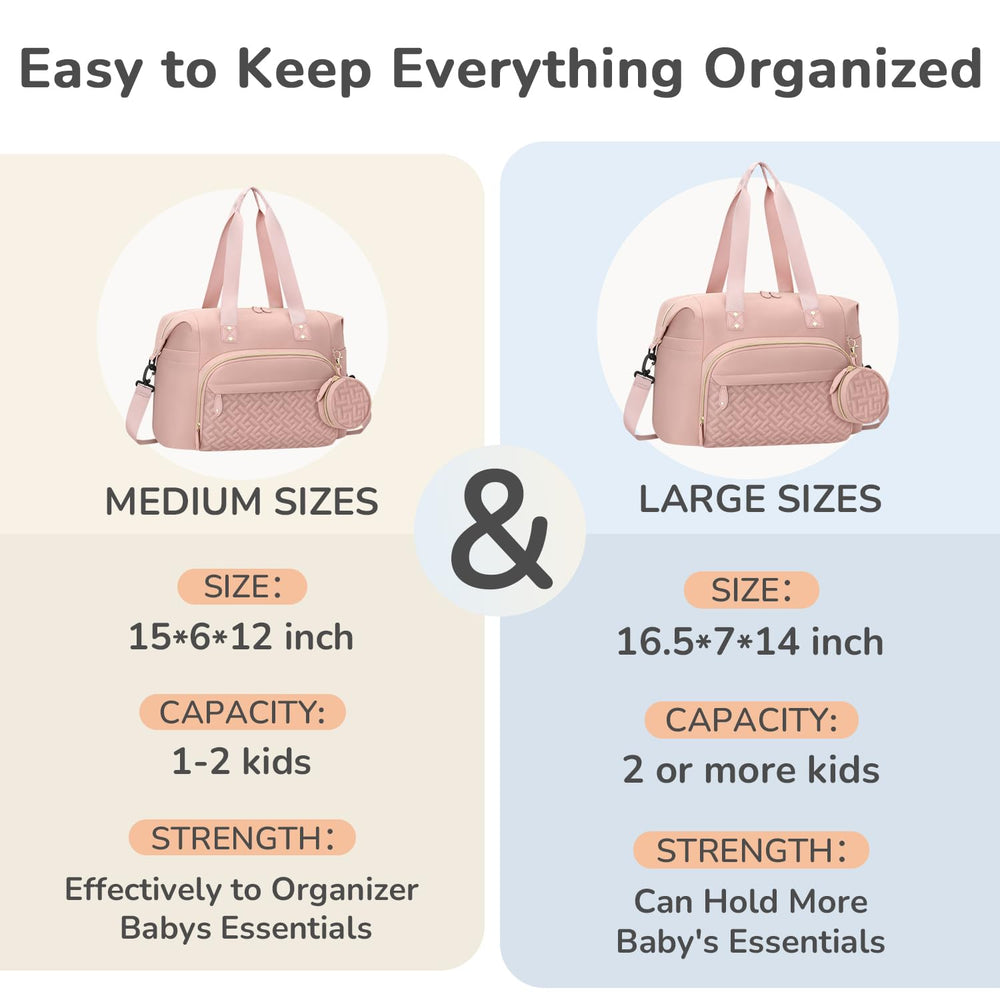 Tenot Diaper Bag Tote stylish pink tote for everyday use
