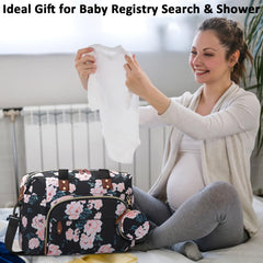 Tenot diaper bag tote waterproof fabric resists spills for daily adventures.