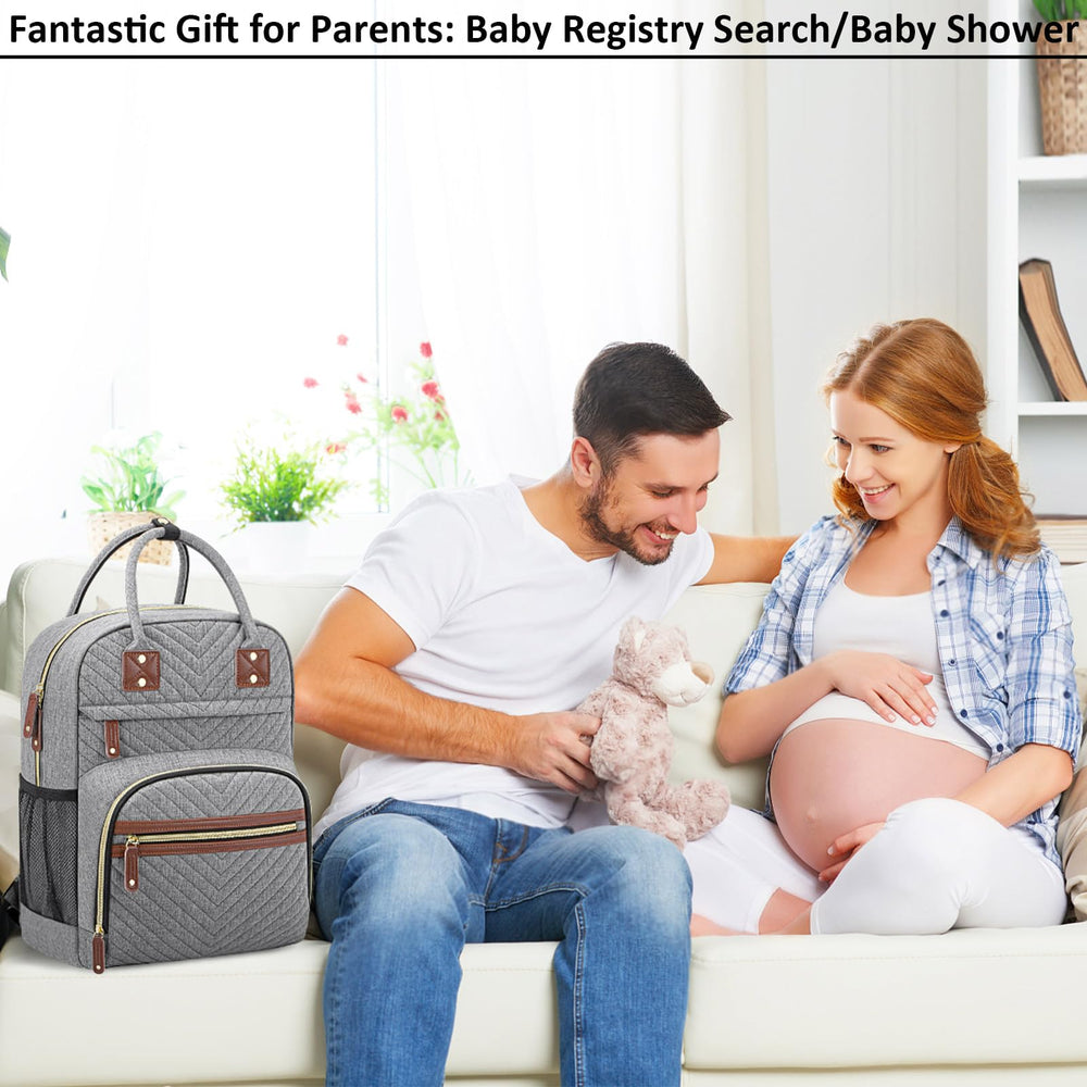 Tenot diaper bag waterproof fabric emphasizes durable weatherproof material.