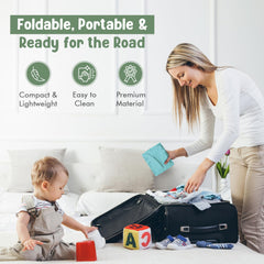 Teo portable travel potty setup shows quick, tool-free assembly.