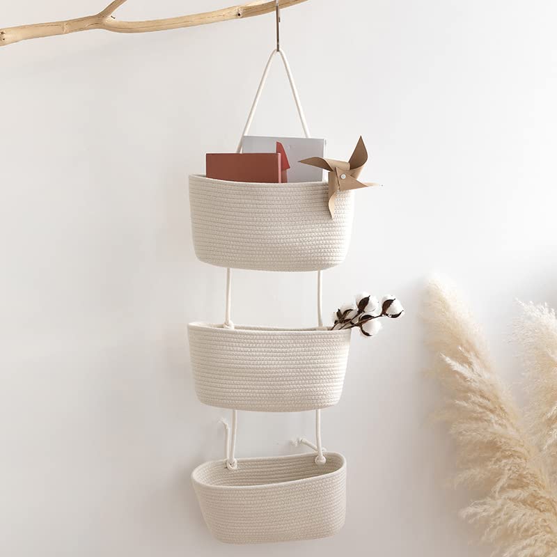 TeoKJ decorative kitchen baskets over door for clutter-free countertops