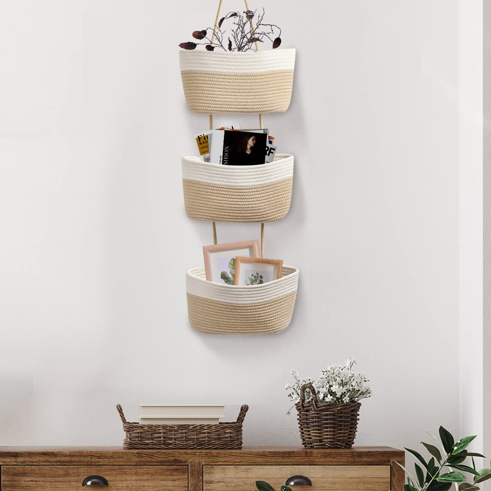 TeoKJ large capacity storage kitchen use demonstrates versatile organization for towels or utensils.