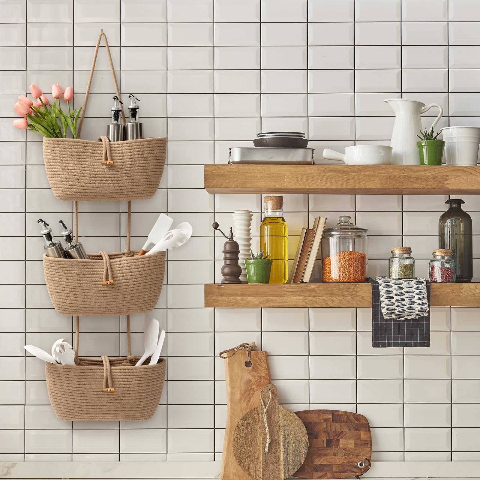 TeoKJ nursery organizer with toys and decor for a tidy space