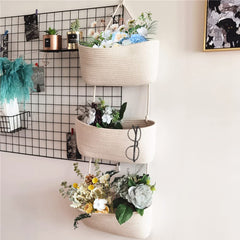 TeoKJ nursery storage organizer wall-mounted for versatile decor