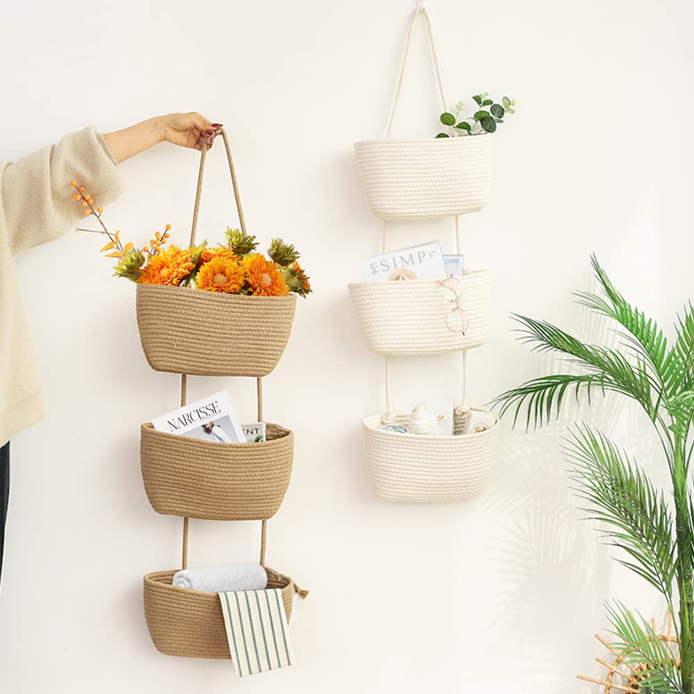 TeoKJ hanging basket installation hardware demonstrates quick, scratch-free door mounting options