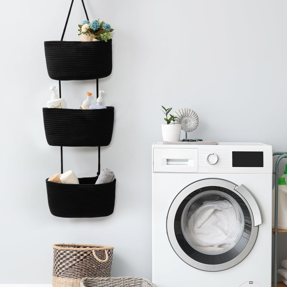 TeoKJ wall-mount friendly design with included hooks for easy installation.