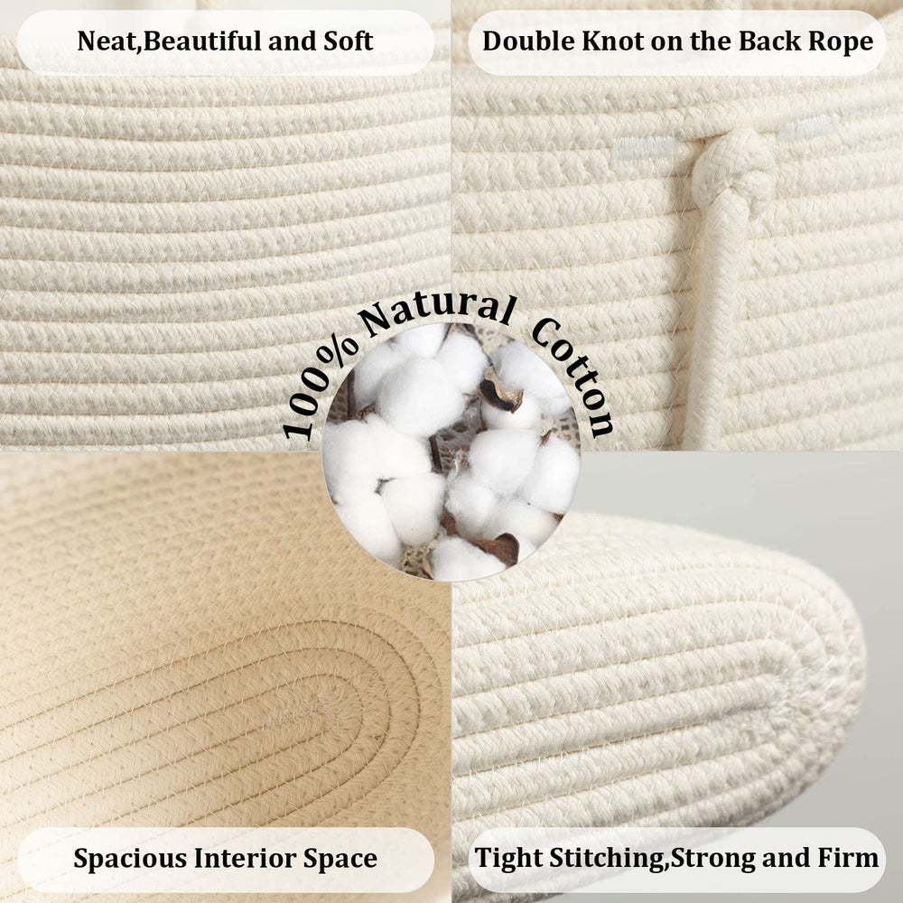 TeoKJ towel-friendly storage basket ready for towels or small items