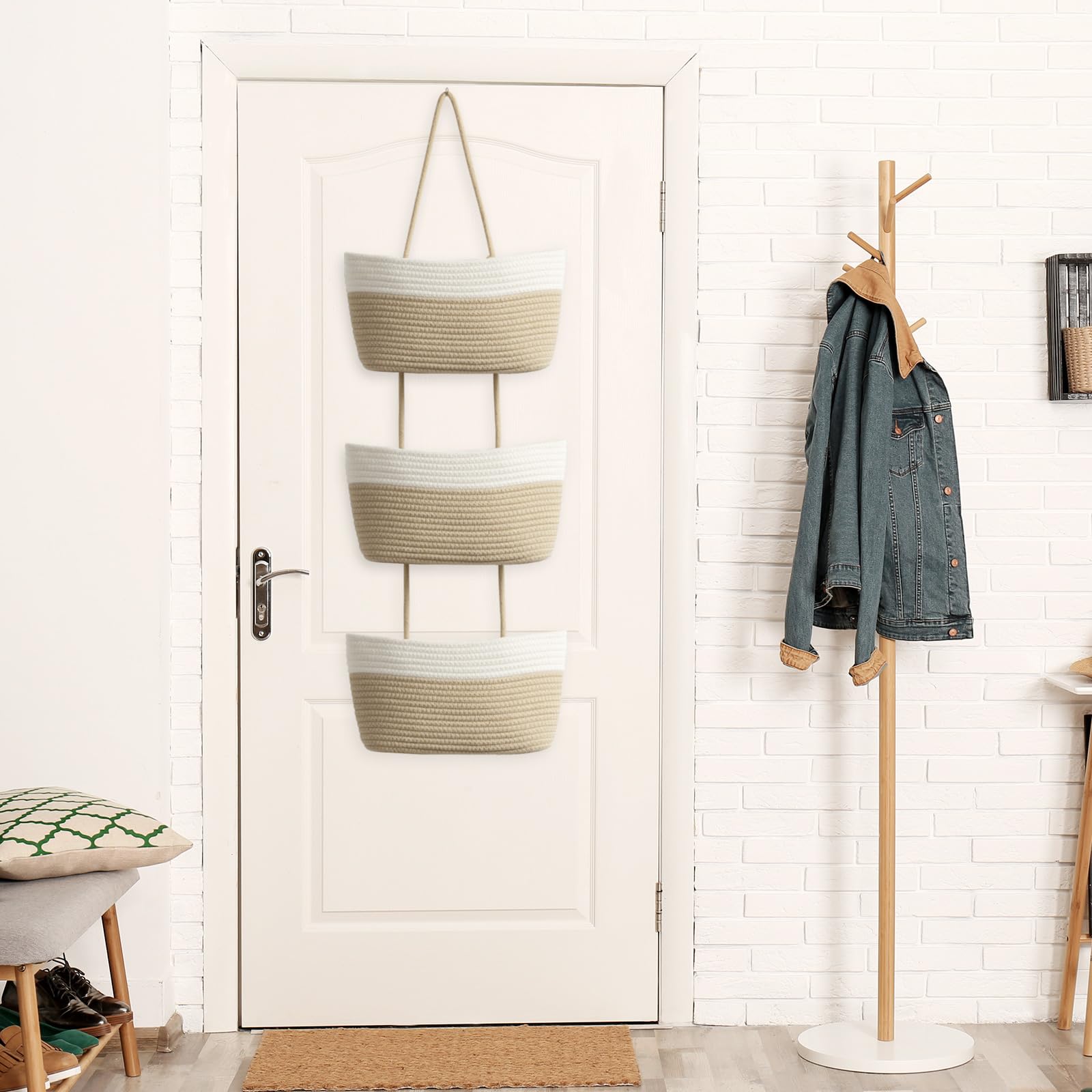 TeoKJ washable cotton basket stays fresh after gentle laundering and light folding.