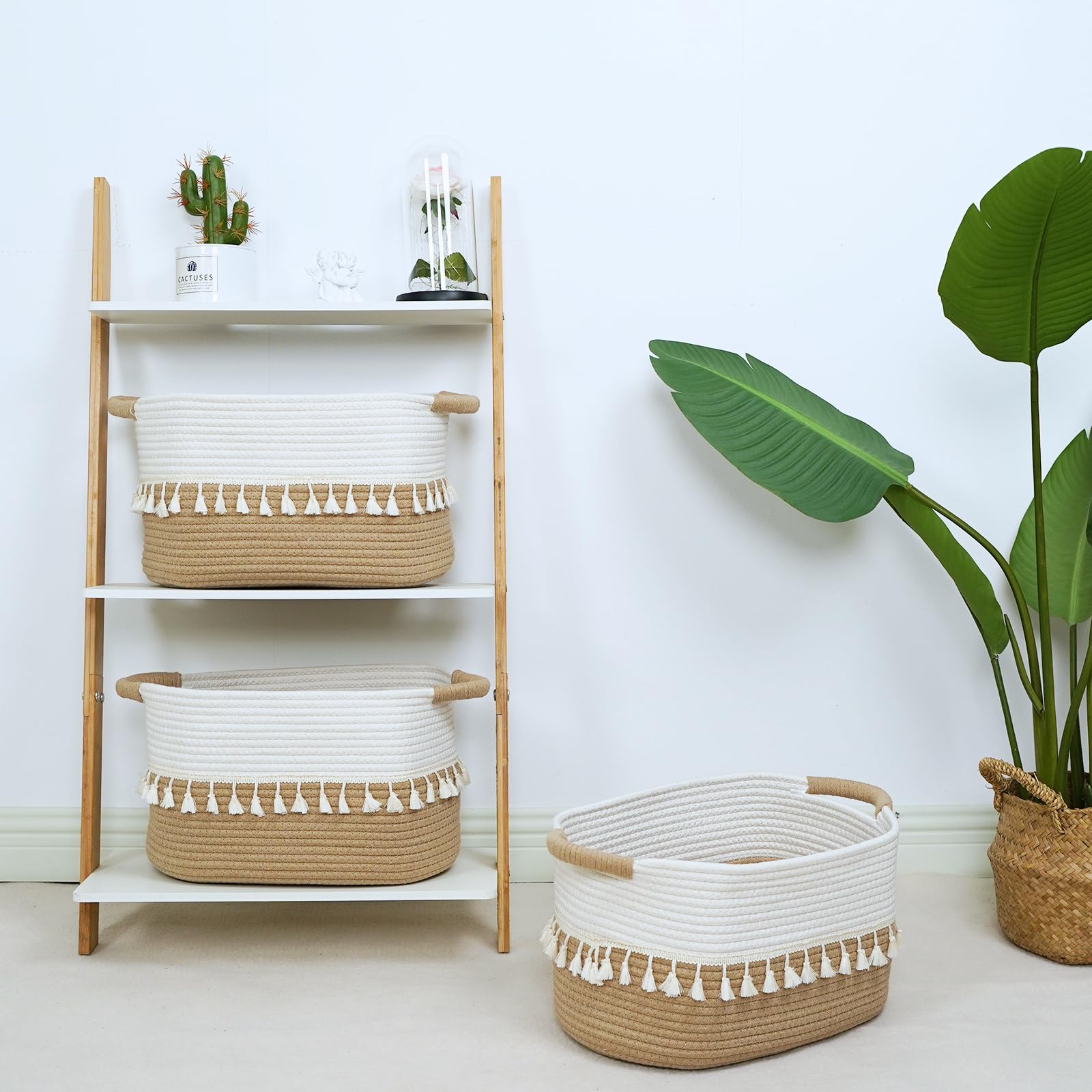 TeoKJ storage bin color-jute variant complements natural decor.
