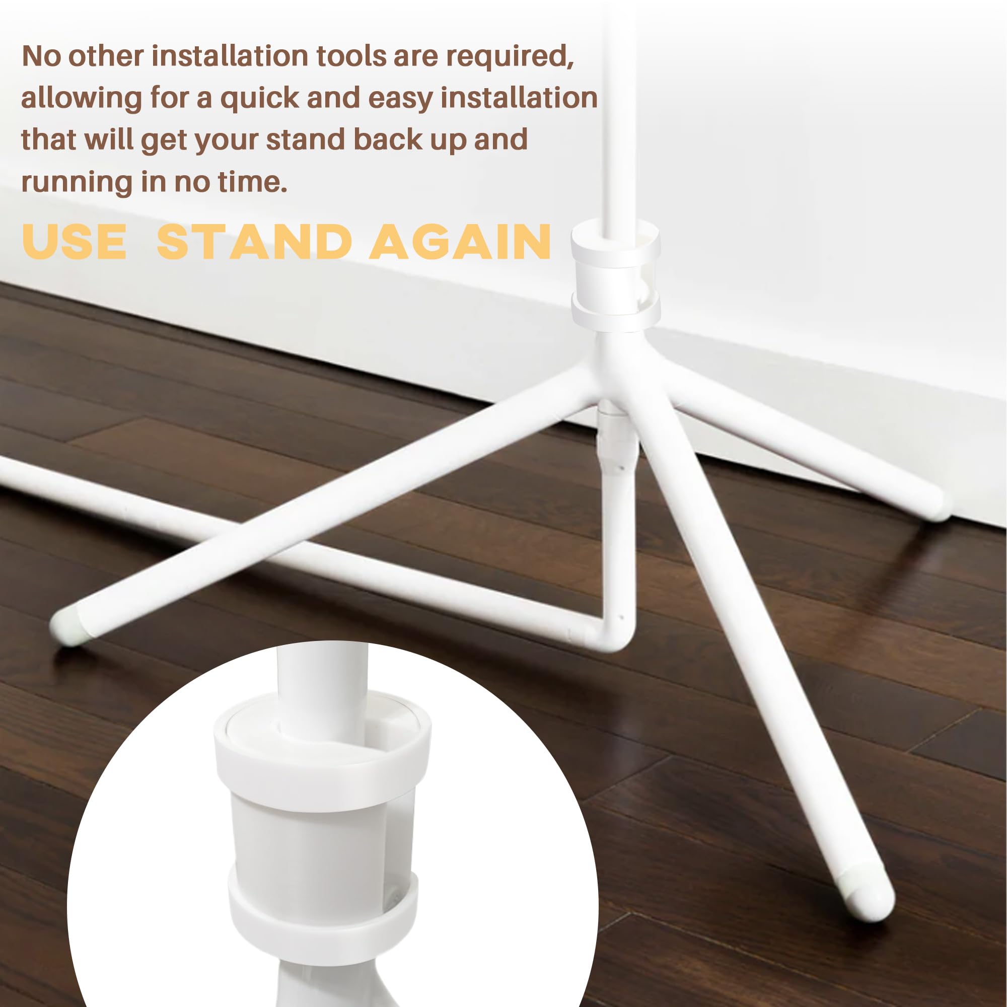 Terixe repair kit restores Nanit stand without replacement, saving costs.