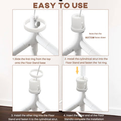 Terixe repair kit demonstrates a secure, steady Nanit stand after repair.
