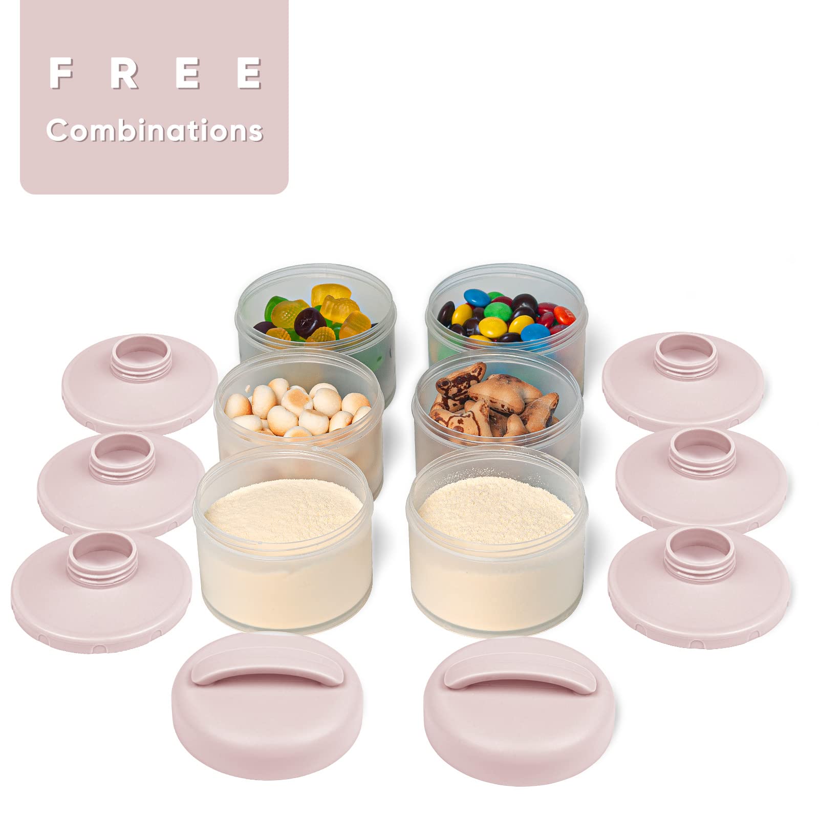 Termichy 60g capacity container highlights powder storage for multiple feeds.