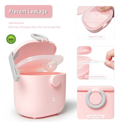 Termichy pink cap buckle, airtight lid for fresh formula on outings
