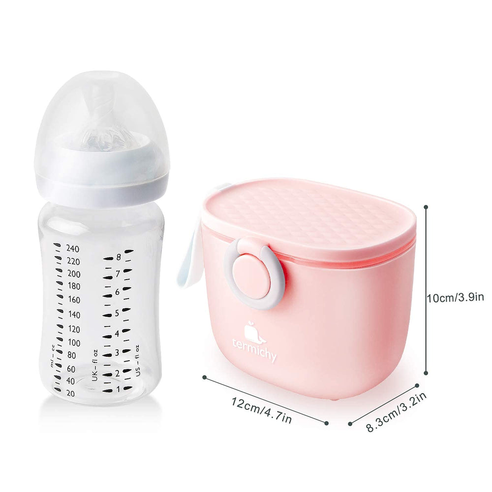 Termichy pink travel-friendly dispenser, doubles as snack cup for nuts