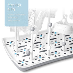 Termichy Bottle Drying Rack with Detachable Drip Tray, easy water drainage into sink.