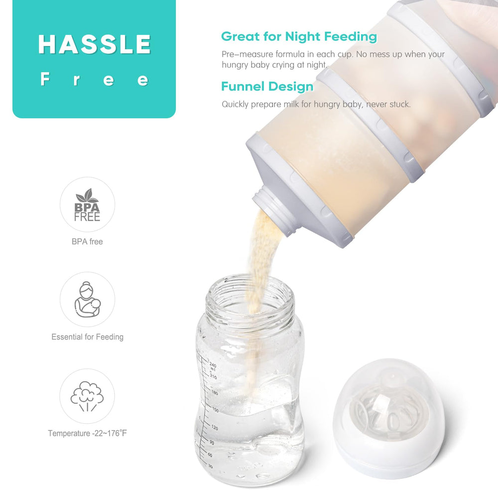 Termichy lightweight BPA-free PP construction ensures safe baby feeding on the go.