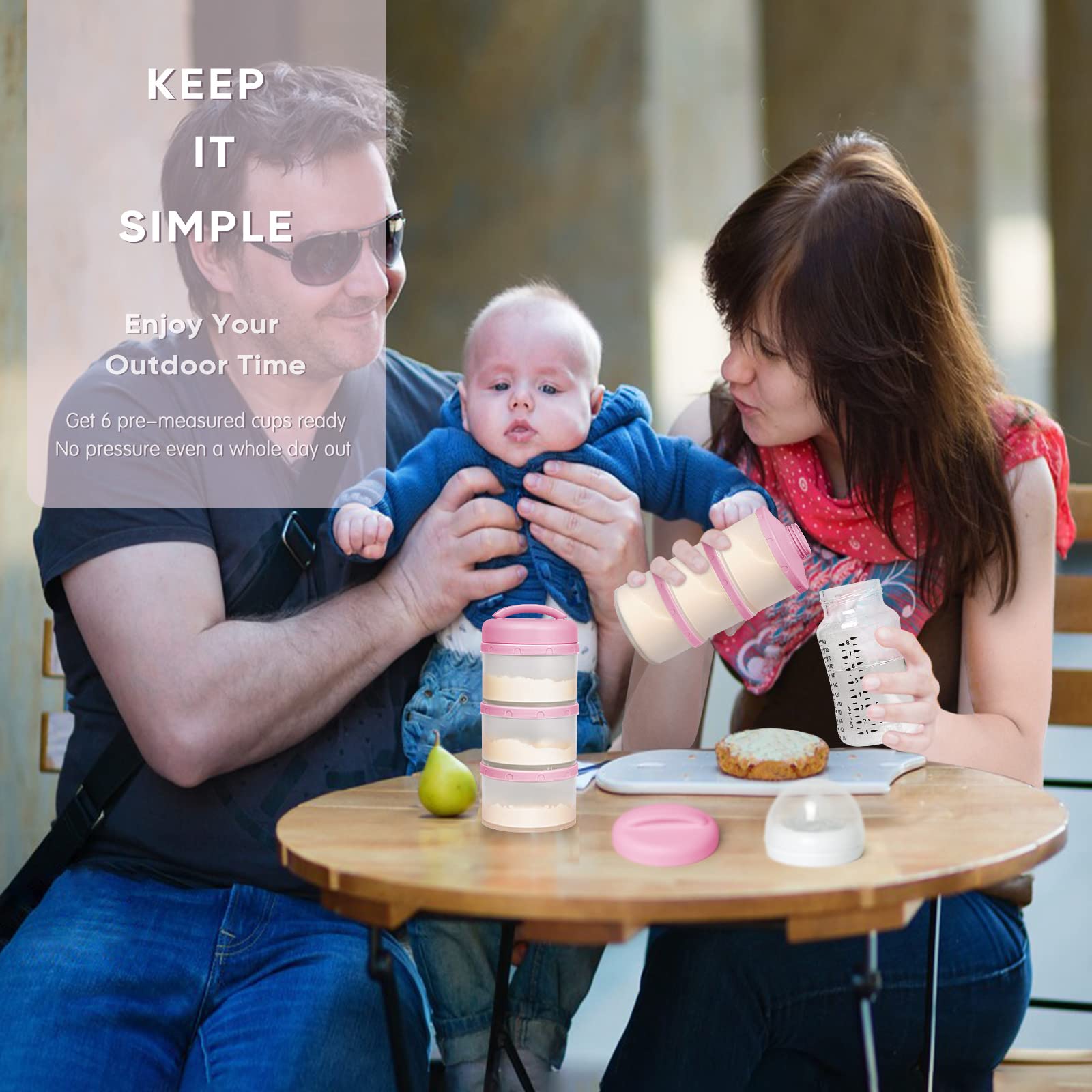 Termichy BPA-free food-grade PP construction ensures safe portable storage