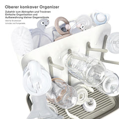 Termichy drying rack assembly steps facilitate quick setup for new parents.