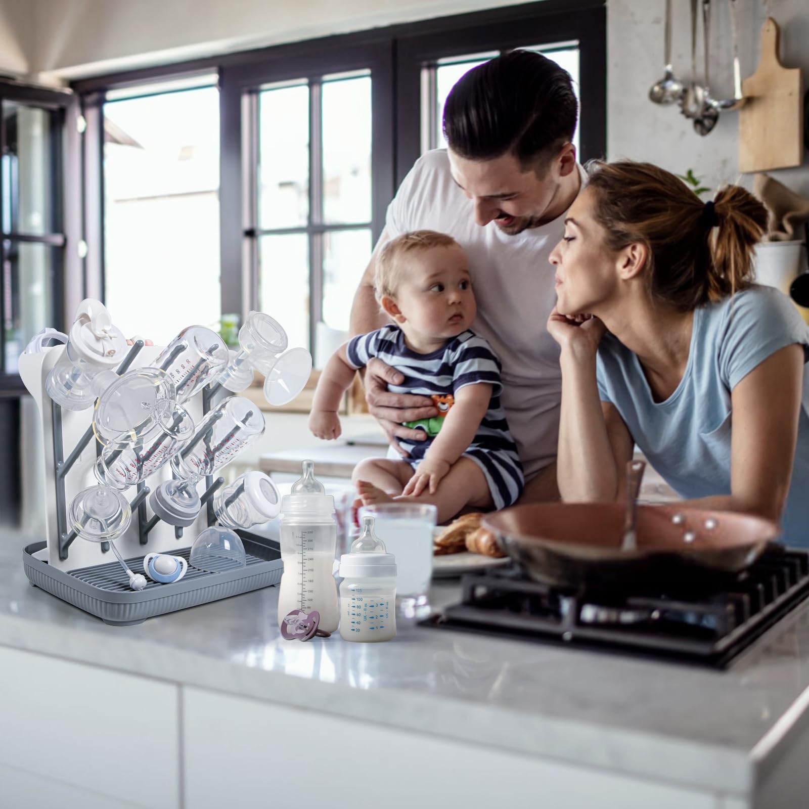 Termichy drying rack is easy to wipe down and maintain