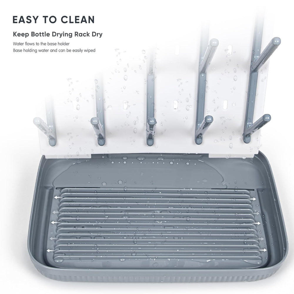 Termichy rack holds up to 15 bottles, keeping feeding gear organized and ready