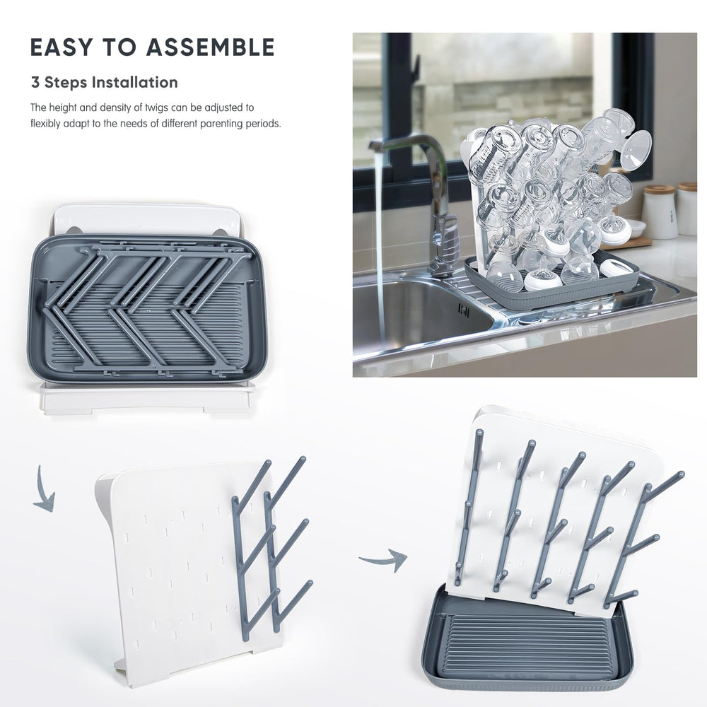 Termichy drying-rack-water-flow-card-slots makes cleaning easier.