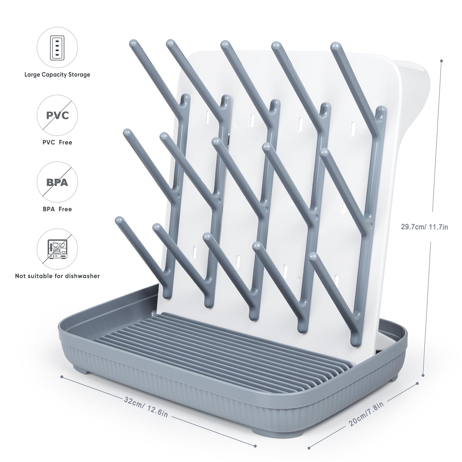 Termichy easy-assembly-drying-rack highlights four-step setup.