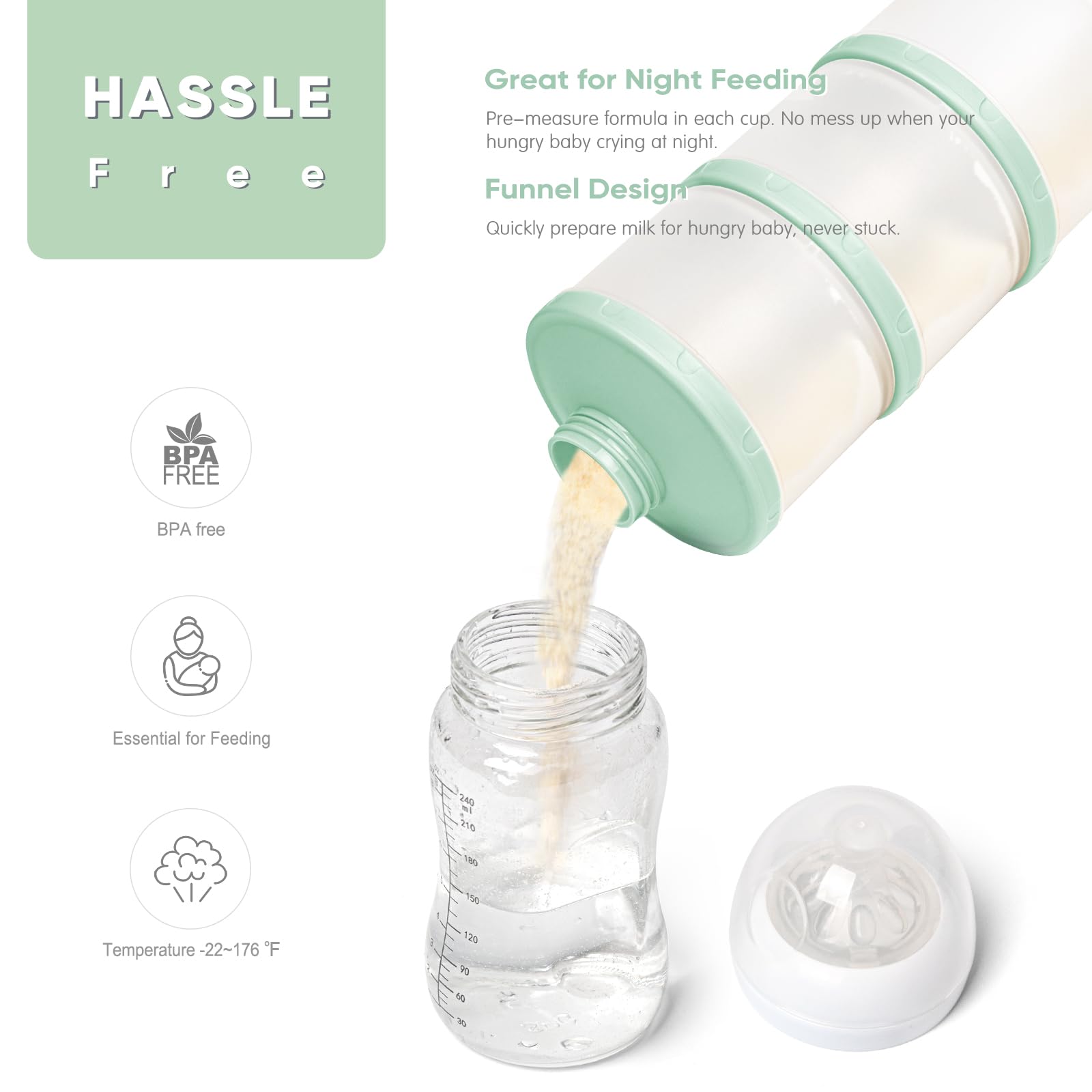 Termichy easy-fill bottle and dispense steps streamline busy mornings.