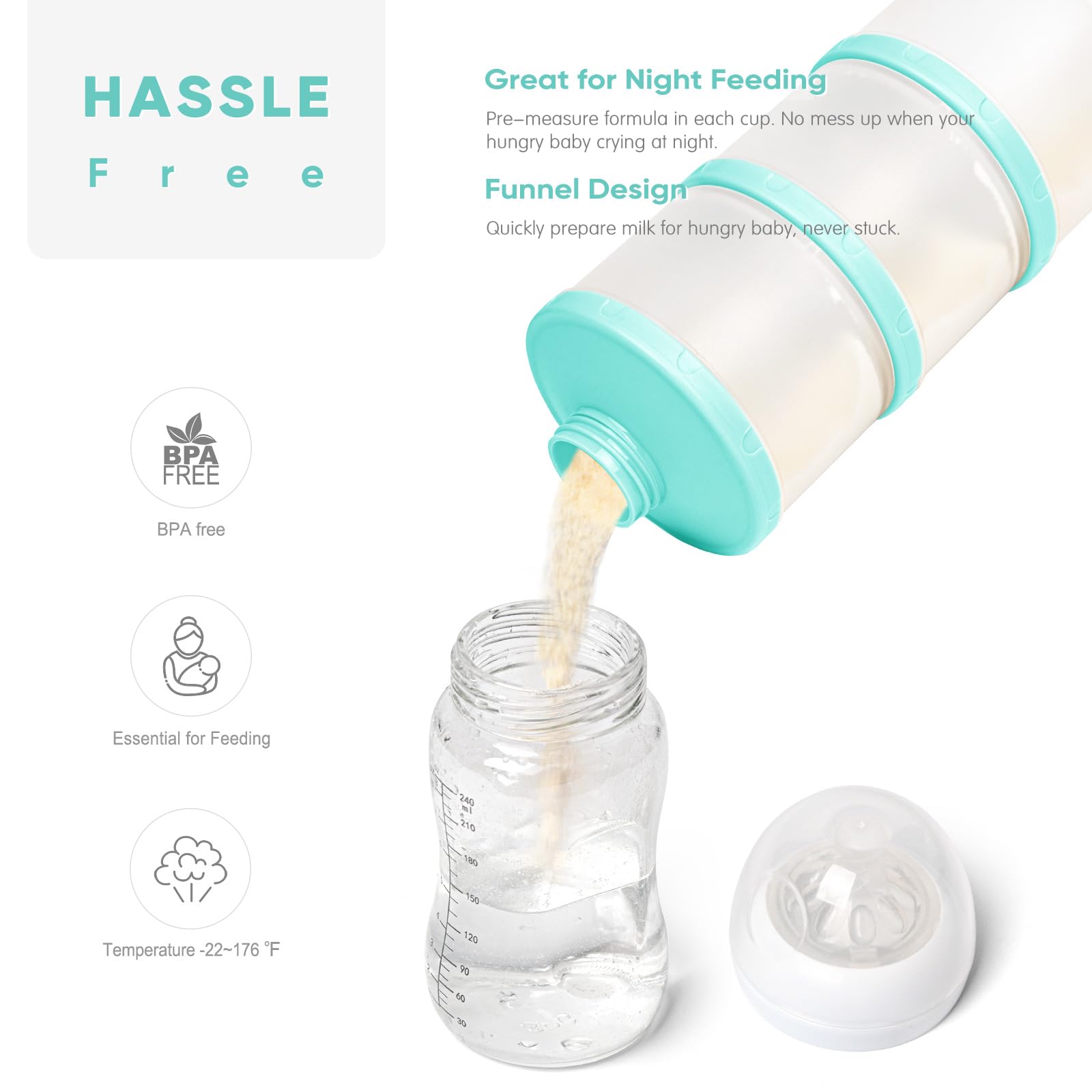 Termichy night-time feeding solution supports quick bottle prep when baby wakes.