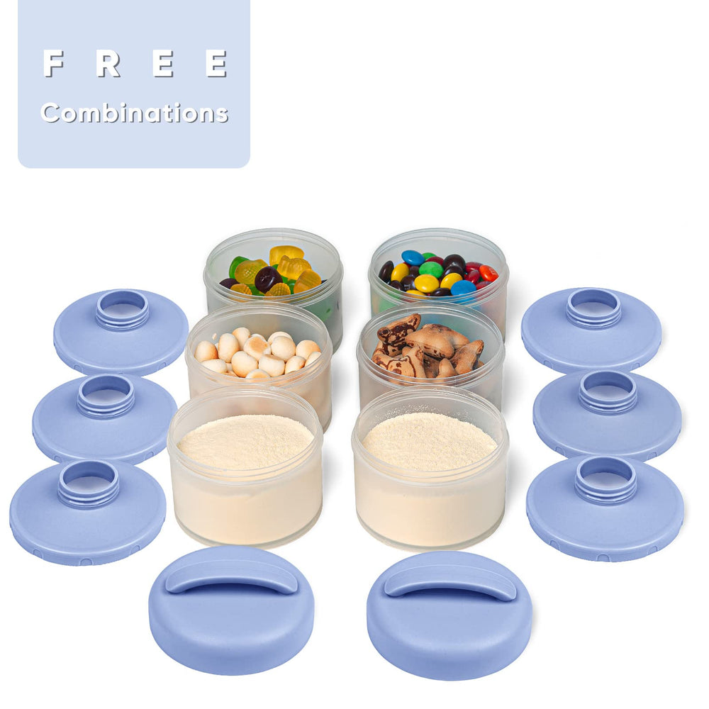 Termichy on-the-go formula container fits neatly in a diaper bag.