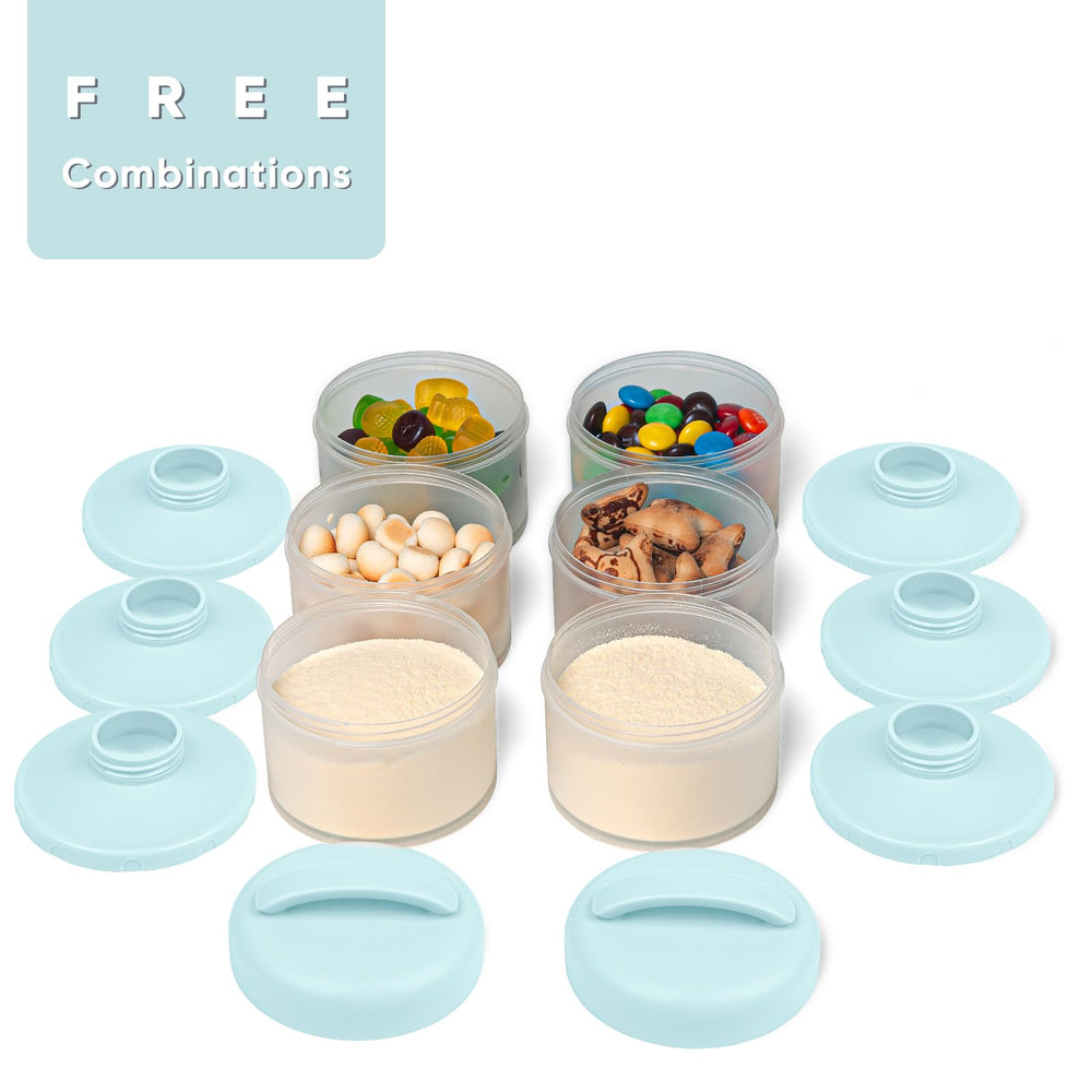 Termichy stackable dispenser in diaper bag illustrating convenient storage